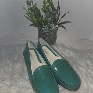 Geox Teal Women's Loafers